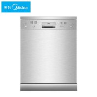 美的（Midea）14套 不锈钢 半载经济洗独立式嵌入式洗碗机 WQP12-7209H