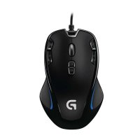 罗技(Logitech)G300s 角色扮演网游光电鼠标 绝地求生 FPS 游戏吃鸡鼠标 黑色 黑色（910-004349）