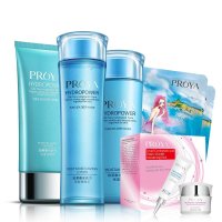 珀莱雅(PROYA)水动力通用护肤套装(洁面乳+保湿水+保湿乳+面膜6)控油平衡 缓解干燥 各种肤质