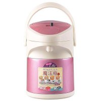 力巴铁(LB)真空不锈钢按压式保温壶 1.8L 粉色