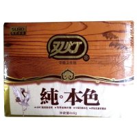 双灯平板纸本色方块生活卫生纸328张（新老包装随机发货）