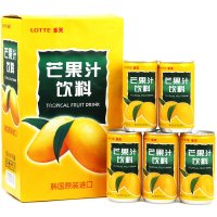 乐天（LOTTE）韩国进口饮料进口果汁 芒果汁饮料180ml ×15罐
