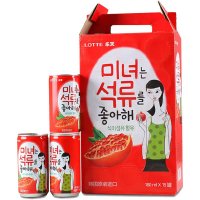乐天美女石榴汁饮料 180ml *15罐