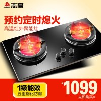志高(CHIGO) H032燃气灶 嵌入式双灶煤气台式灶具（液化气）