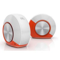 JBL PEBBLES ORGCH 即插即用立体声电脑扬声器箱 -白橙色