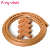 Babyprints桌角防撞角4个装 木色