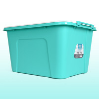 茶花(CHAHUA)[35L悦巧收纳箱3个装]28103*3方形塑料收纳箱衣物玩具储物盒整理箱 绿色