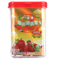 每伴金品草莓味清清宝2段320克