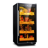 尊堡 JC-208E 茶叶冷藏保鲜恒温红酒柜冰箱冰吧客厅家用雪茄干货饮料水果保鲜柜药物阴凉玻璃展示护肤品柜风冷智感除露门