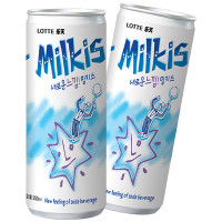 乐天妙之吻乳味碳酸饮料250ml*30罐 韩国原装进口