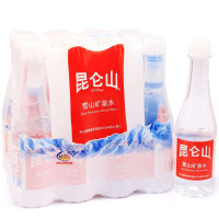 【苏宁超市】昆仑山雪山矿泉水350ml*12瓶 箱装 水饮料（新老包装交替发货）