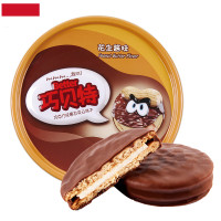 巧贝特巧克力裹衣夹心饼干花生酱味600g