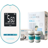 三诺（SANNUO）亲智家用智能血糖仪套装 血糖仪+50支试纸 赠送酒精棉