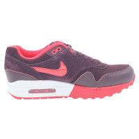 Nike耐克 女式 WMNS AIR MAX 1复刻鞋生活板鞋319986-606 黑红色 38.5码