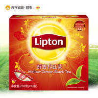 立顿醇香祁红茶100包200g