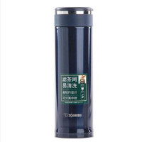 ZOJIRUSHI/象印 SM-JTE46 象印保温杯 男士女士不锈钢水杯 带滤网泡茶杯 460ML 深蓝色AD