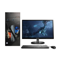 联想(Lenovo)5060家用游戏台式电脑+19.5 I5-6400 8G 1T+128G固态硬盘 GTX750 魔兽