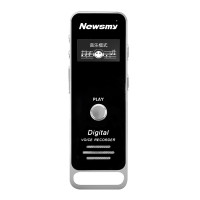 纽曼Newsmy RV51 录音笔 典雅黑 16G 专业高清远距 降噪 微型 声控 外放 MP3播放器 定时录音