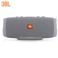 JBL Charge3 音乐冲击波3 蓝牙小音箱 音响 低音炮 移动充电 防水设计 支持多台串联 便携迷你音响 格调灰