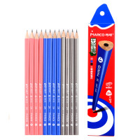 MARCO/马可9002-HB三角铅笔12支/盒 3盒装学生铅笔 素描铅笔 绘图铅笔 画画铅笔 学生铅笔美术用品 赠笔刨 9002-HB铅笔