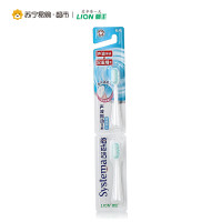 狮王(Lion)细齿洁声波振动电动牙刷替换刷头2个(颜色随机发货)