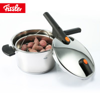 菲仕乐（fissler）高压锅 600440040730 橙色沸点22厘米4.5升高速快锅高压锅压力锅