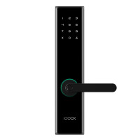 云丁LOOCK鹿客智能门锁Touch智能指纹锁防尾随防劫持家用防盗门锁耀岩黑色