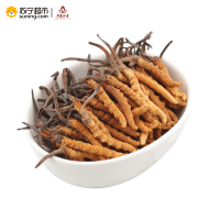 同庆和堂 冬虫夏草 青海玉树野生精挑品质 正品虫草 2条/克 1克 礼盒装