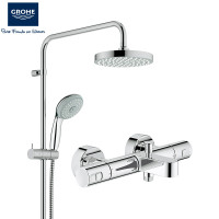 德国-高仪(GROHE)恒温花洒 淋浴花洒 花洒套装 卫浴花洒 34229002+26107000+27389002