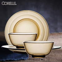 康宁（PREX）餐具套装PX4-1111725-26/CN琥珀玻璃4件套