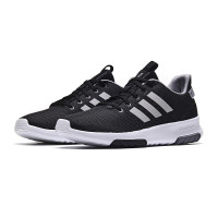 adidas阿迪达斯NEO男子休闲鞋18易烊千玺款透气运动鞋DB0704 黑色 44码