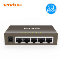 腾达（Tenda）TEG1005D 5口千兆铁壳网络交换机 监控工程 家用宿舍专用分线器