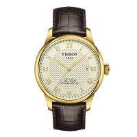 天梭TISSOT-力洛克系列 T006.407.36.263.00 自动机械男表 白色表盘