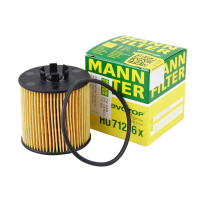 曼牌（MANN）机油滤清器HU712/6X老款劲情劲取晶锐朗逸 明锐1.6L