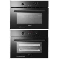 老板（ROBAM）嵌入式旋钮式烤箱蒸箱烤蒸套餐KQWS-2200-R071+S272 八大烘焙模式 105℃强劲速蒸