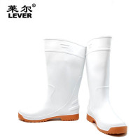 莱尔 白色 牛筋底 中筒雨鞋 40 码 SF-11-03（双）
