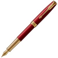 派克(PARKER)新品卓尔宝石红金夹墨水笔 钢笔