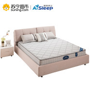 睡眠博士(AiSleep)纯色乳胶弹簧床垫 双面可用可压缩 简约风 四季通用 厚23cm 灰色 1.5*1.9m