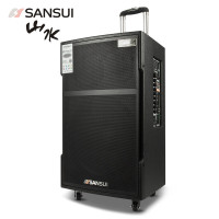 SANSUI 山水 广场舞拉杆音箱 蓝牙户外音响双话筒 SG3-08
