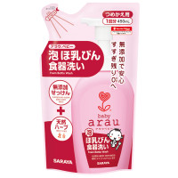 莎罗雅(saraya)婴儿 奶瓶奶嘴餐具洗涤剂 替换装 450ml