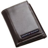 [直营]汤米·希尔费格(TommyHilfiger) 男士钱包 商务短款三折 二层牛皮 31TL11X033 棕色