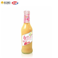宏宝莱生榨 水蜜桃天然果肉饮品300ml*15 整箱