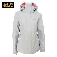 Jack wolfskin狼爪2018春夏新品女装户外防水冲锋衣外套5118021 白色 XS