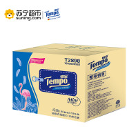 得宝4层抽取式面巾纸箱装18包×80抽(Mini系列)