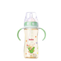 乐儿宝（bobo）PPSU宽口径奶瓶260毫升（绿色）12个月以上