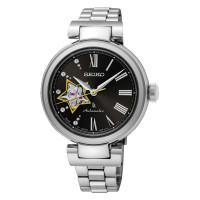 精工(SEIKO)手表 Lukia系列自动机械女表 时尚休闲防水手表 星星半透视机芯设计 SSA819J1 SSA819J1