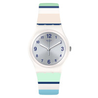 斯沃琪(SWATCH)手表 经典色彩密码系列 斑斓条纹 树脂表带 石英男女通用表GW189 GW189