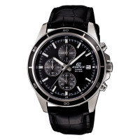 卡西欧(CASIO)手表 EDIFICE系列男士大盘防水休闲商务石英手表男表 EFR-526L-1A EFR-526L-1A