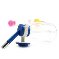 多格斯 挂式宠物滚珠饮水器 狗狗水壶 小狗自动饮水器 独特设计 多种颜色 蓝色 小号150ML