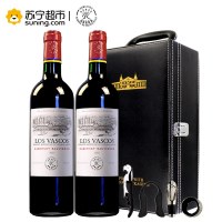 法国进口红酒 拉菲珍藏干红葡萄酒名庄礼盒装750ml*2瓶